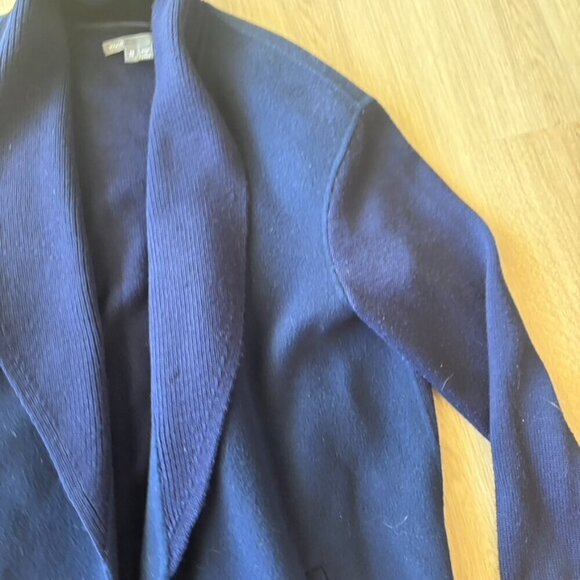 Vince medium Navy sweater Jacket blazer Cardigan Medium - Picture 5 of 9